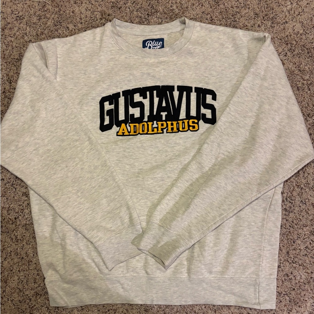 Blue 84 Light Gray Gustavus Adolphus Crewneck Sweater